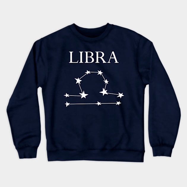 Libra Symbol Crewneck Sweatshirt by JevLavigne